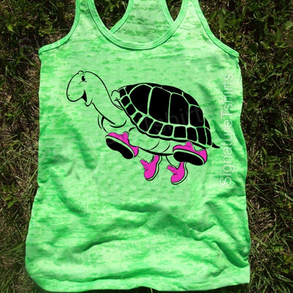 Turtle Workout Tank, Gym Tank, Running Tank, Gym Shirt, Running Shirt, Workout Shirt, workout clothes, running shoes, Christmas Gift