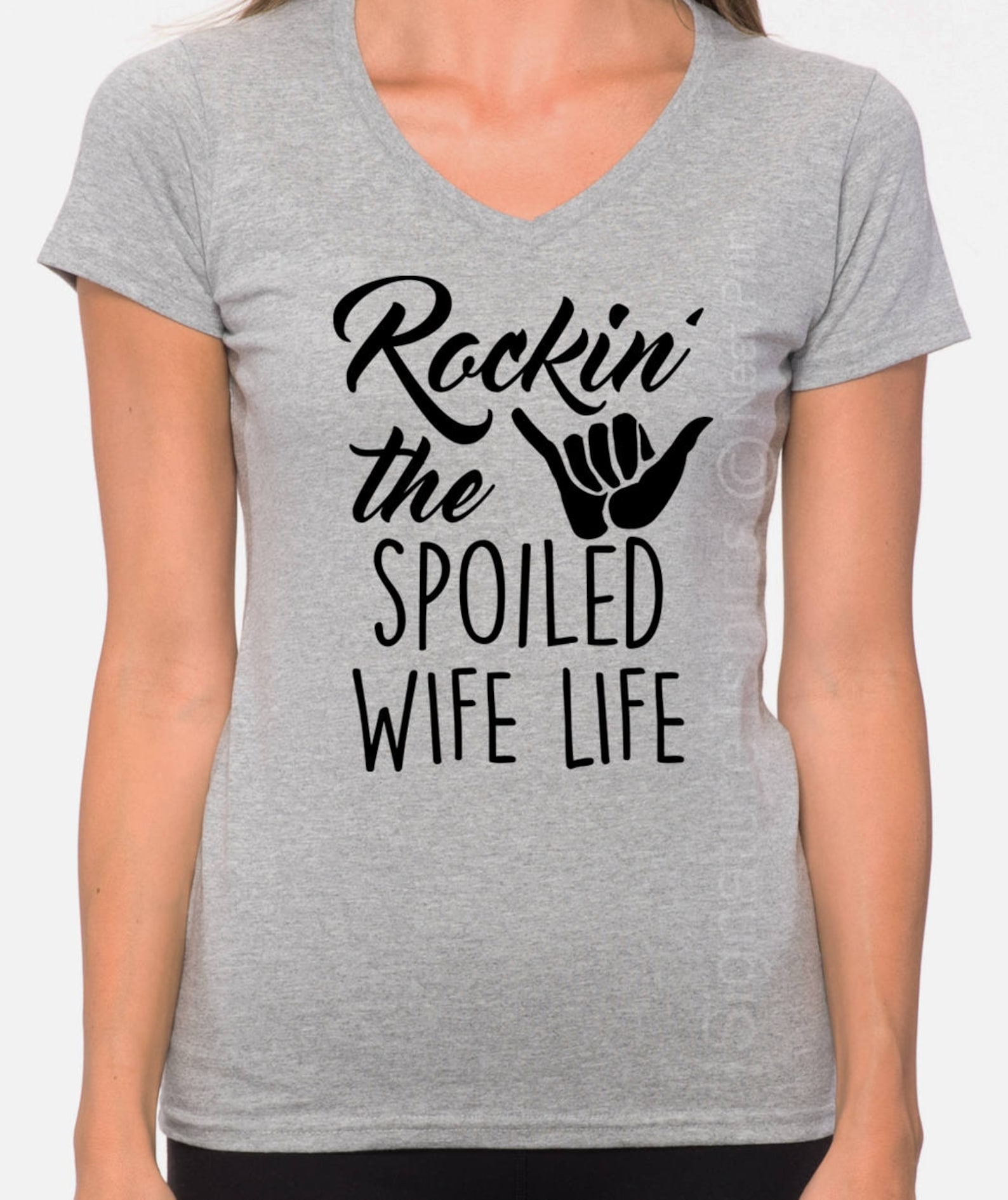 Rocking the Spoiled Wife Life Shirt Womens T Shirt | Etsy
