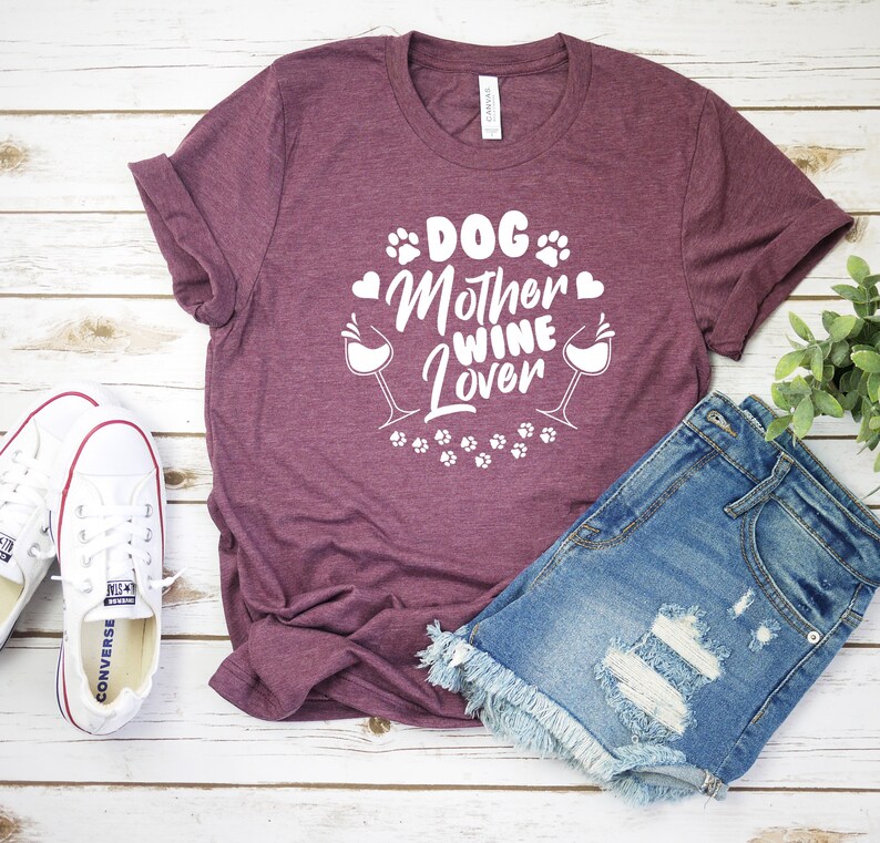 KTIMA Dog Is Friendly I Am Not T-Shirt Funny Dog Mama Life Shirt Women Summer Short Sleeve Funny Dog Lovers Tee Beige, Small At Women's Clothing Store