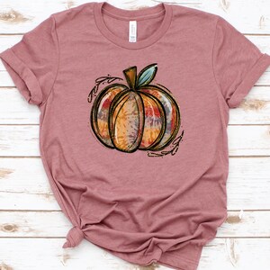 Fall Shirt, Pumpkin Shirt, Tie Dye Pumpkin Shirt, Fall Clothing, Fall Tshirt, Autumn Shirt, Tis' the season, Gift Idea, Women's Fall Shirt Mauve