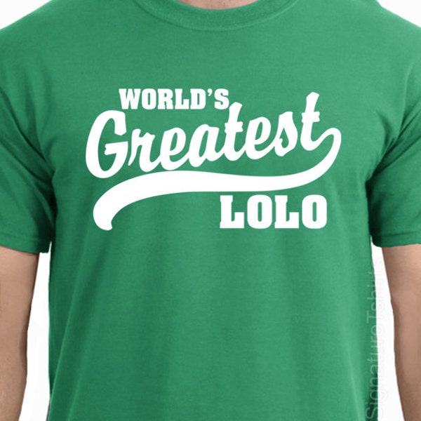 World's Greatest Lolo Filipino grandfather Father's day gift Mens T-Shirt tshirt shirt S-2XL