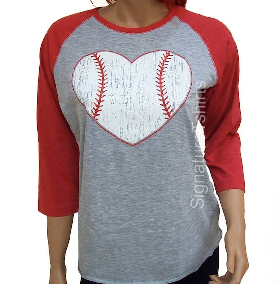 women's raglan baseball tee