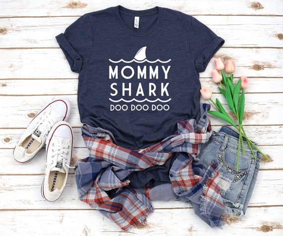 Mommy Shark Shirt Mommy Shark Doo Doo Doo Mommy Shark Tee | Etsy