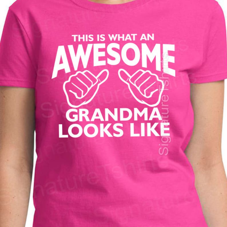 Awesome Grandma Tshirt Tshirt This is What an Awesome Grandma Etsy