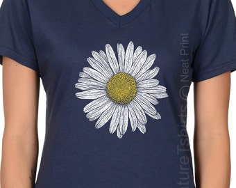 【CPGN STUDIO】Daisy Flower Pigment Short Sleeve T-shirt il_340x270.1016508682_ildk.jpg
