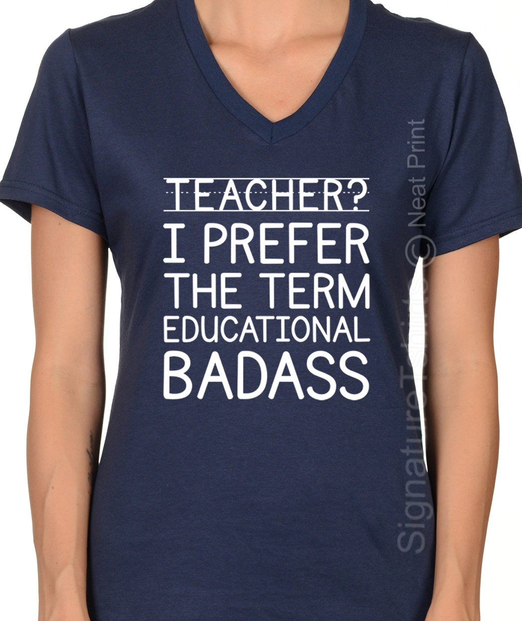 Badass Teacher T-Shirt Badass Teacher T-Shirt