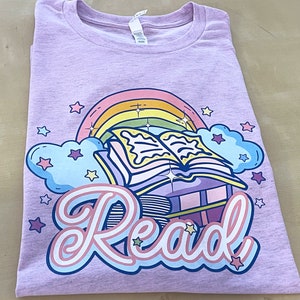 Rainbow School Shirts, Book Lover Shirt, Teacher Shirt, Reading, Gift for Teacher, Librarian Shirt, Readers are leaders, Library, Bookworm