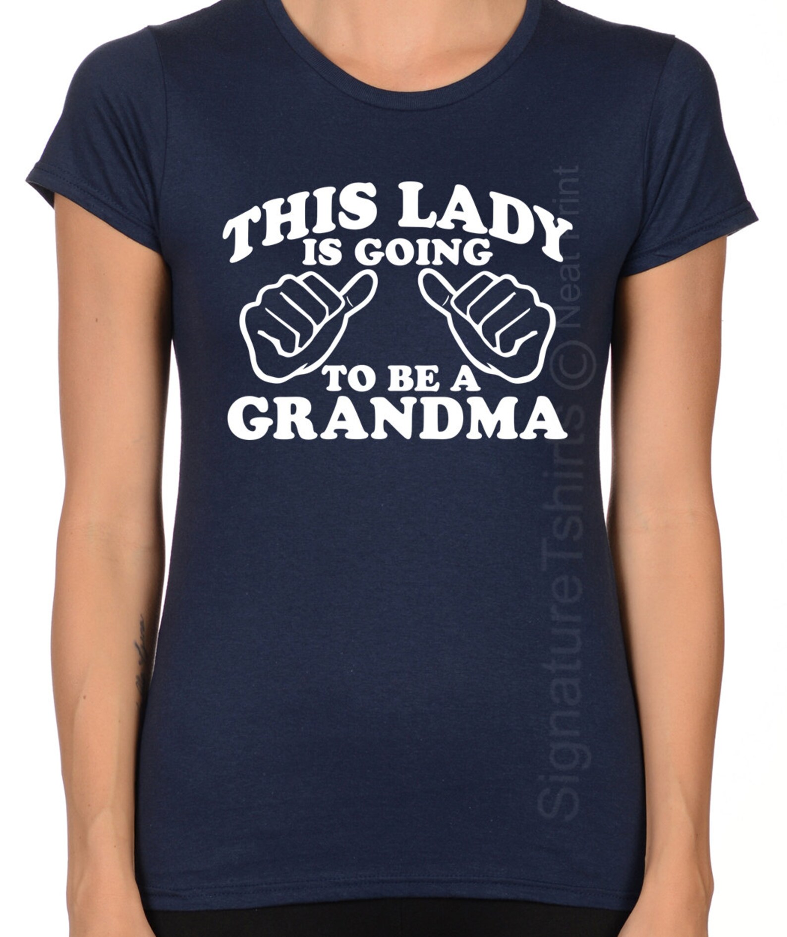 New Grandma Shirt Grandmother Tshirt T Shirt Tee Womens Etsy
