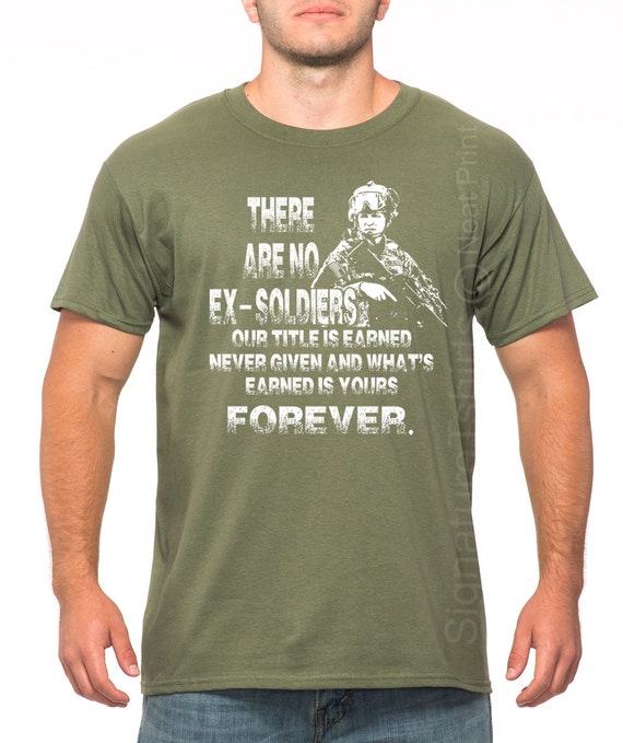 100% COTTON MILITARY EARTH ARMY REGULATORY T-SHIRT