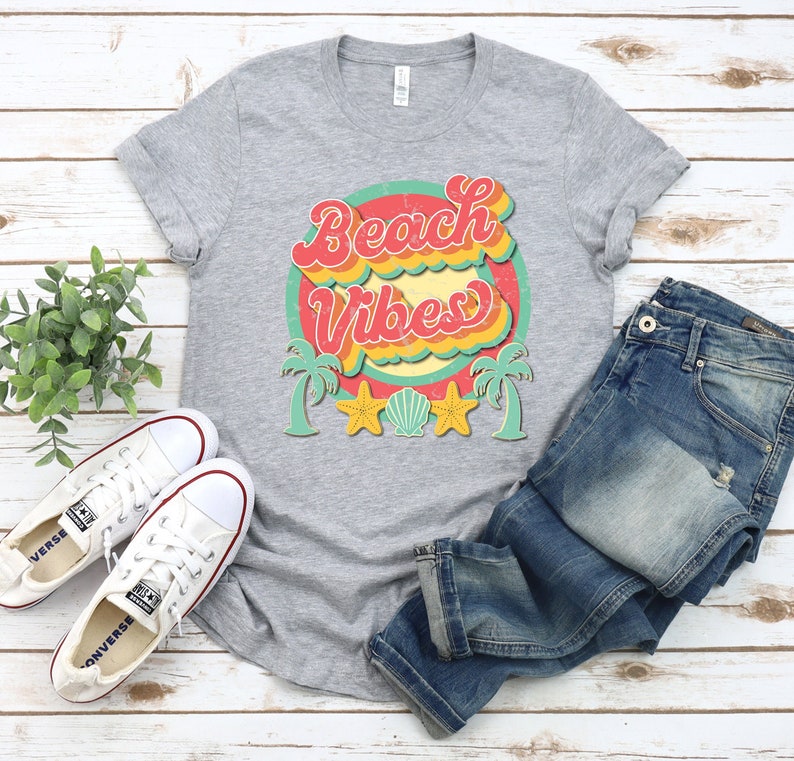 Beach Vibes Shirt Vacay Vibes Vacay Cute Summer Tee Womens - Etsy