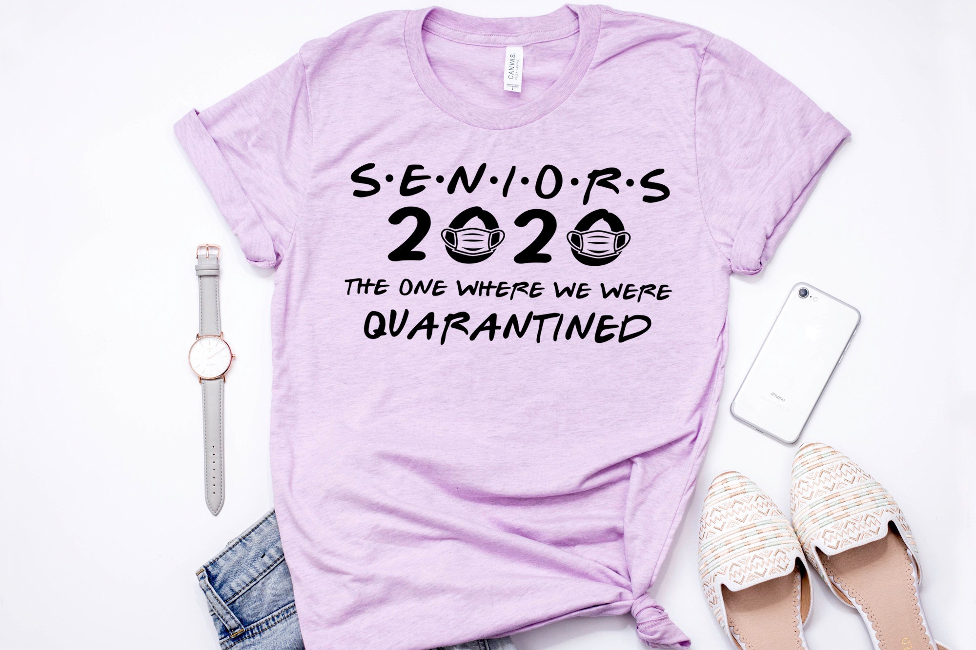Seniors 2021 the One Where We Were Quarantined Shirt | Etsy