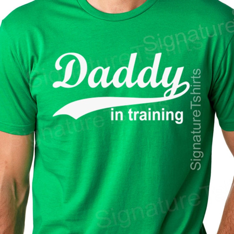 Husband Gift New dad T-shirt Daddy In training Mens T Shirt Funny New baby gift pregnancy announcement womens shirt maternity tee dad to be image 3