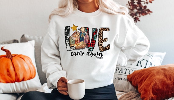 Christian outlet christmas sweatshirts