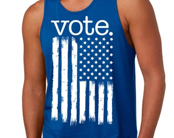 VOTE, Vote 2024, Voting Tank top, Vote tshirt, Election shirt, Voting Shirt, Political Voter Shirt, Men's Vote Tank Top Gym fitness shirt