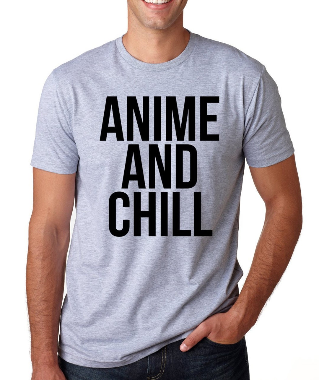 I Need Anime In My Life Fun Face Gift Premium T-Shirt