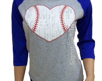Baseball Mom Shirts. Baseball Mom Tee Gift. Baseball Shirt. Baseball Raglan Shirt. Baseball Girlfriend Tshirt. Baseball Heart Slouchy Shirt