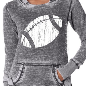 Football Girly Pullover Hoodie Sweatshirt womens sweater sport hooded sweatshirt football jersey Christmas Gift image 4
