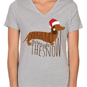 Arkansas made Dachshund Through The Snow Doxie with Snowflakes Unisex Short Sleeve Christmas Shirt Arkansas made Dachshund Through The Snow Doxie with Snowflakes Unisex Short Sleeve Christmas Shirt