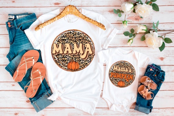 Mommy and Me Pumpkin Shirts, Mother Daughter Halloween Shirts