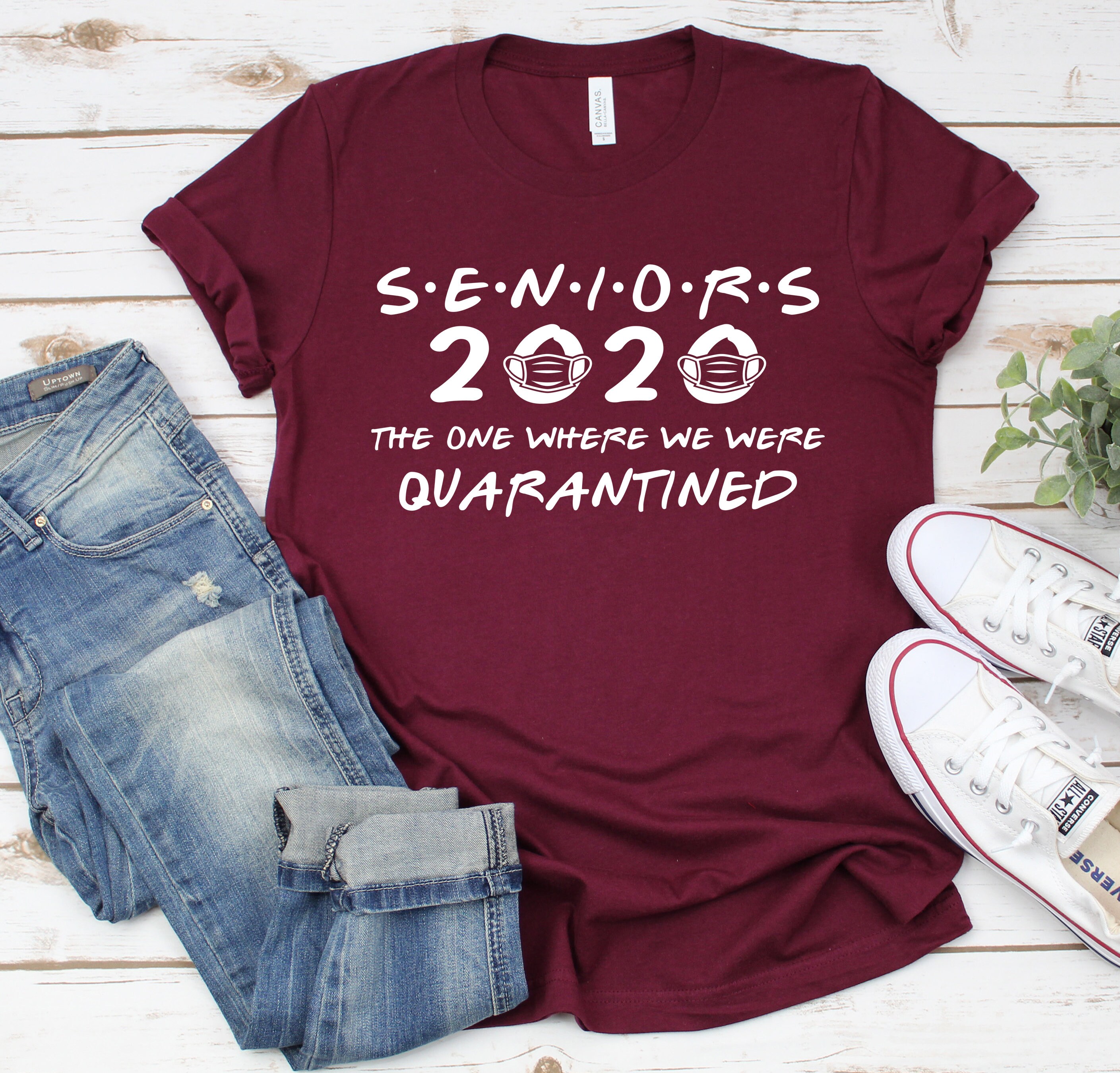 Seniors 2021 the One Where We Were Quarantined Shirt Etsy