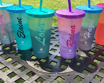 Personalized Color Changing Tumbler: Custom Name Party Favor