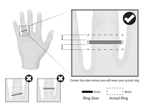 Ring Sizing Kit, Purchase With Your Ring, Non-refundable 