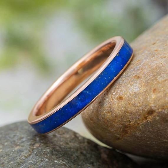 14kt Lapis Lazuli Solid Gold Ring Handmade by Afghan artisans