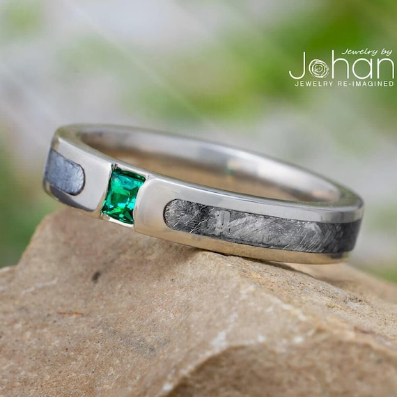 Meteorite engagement deals ring