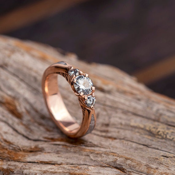 Buy Genuine Canyon Diablo Meteorite Adjustable Ring Online in India - Etsy