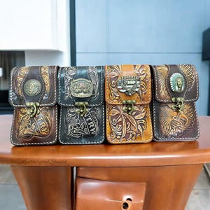 Custodia per smartphone in pelle fatta a mano, custodia per telefono in pelle, fondina per telefono sulla cintura, fondina per telefono, regalo di anniversario per lui, regalo per marito