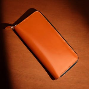 Leather Women Wallet, Zip Around Wallet, Leather Women Zip Around Wallet, Travel Zippered Wallet, Anniversary Gift For Her Unsex Wallet Gift