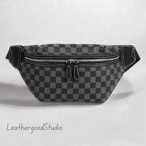 Muttertagsgeschenk, Leder Fanny Pack für Männer, Leder Hip Bag, Leder Gürteltasche, Leder Crossbody Bag, Schwarz Fanny Pack, Bum Bag Mom Geschenk