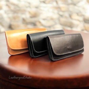 Funda de cuero para teléfono, funda para teléfono con cierre magnético, funda para teléfono, funda para teléfono personalizada, funda de cuero, regalo de aniversario para hombres, regalo para esposos