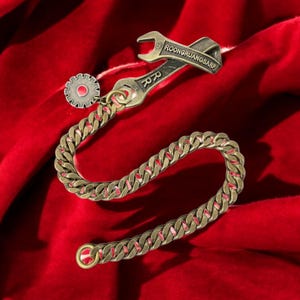 Handgefertigte Brieftaschen Kette, Fish Hook Lanyard, Biker Schlüsselanhänger, Biker Kette, Hosen Kette, Herren Accessoire, Cafe Racer, Arbeitskleidung, Raiders Geschenk