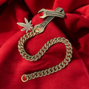 Handgefertigte Brieftaschen Kette, Fish Hook Lanyard, Biker Schlüsselanhänger, Biker Kette, Hosen Kette, Herren Accessoire, Cafe Racer, Arbeitskleidung, Raiders Geschenk