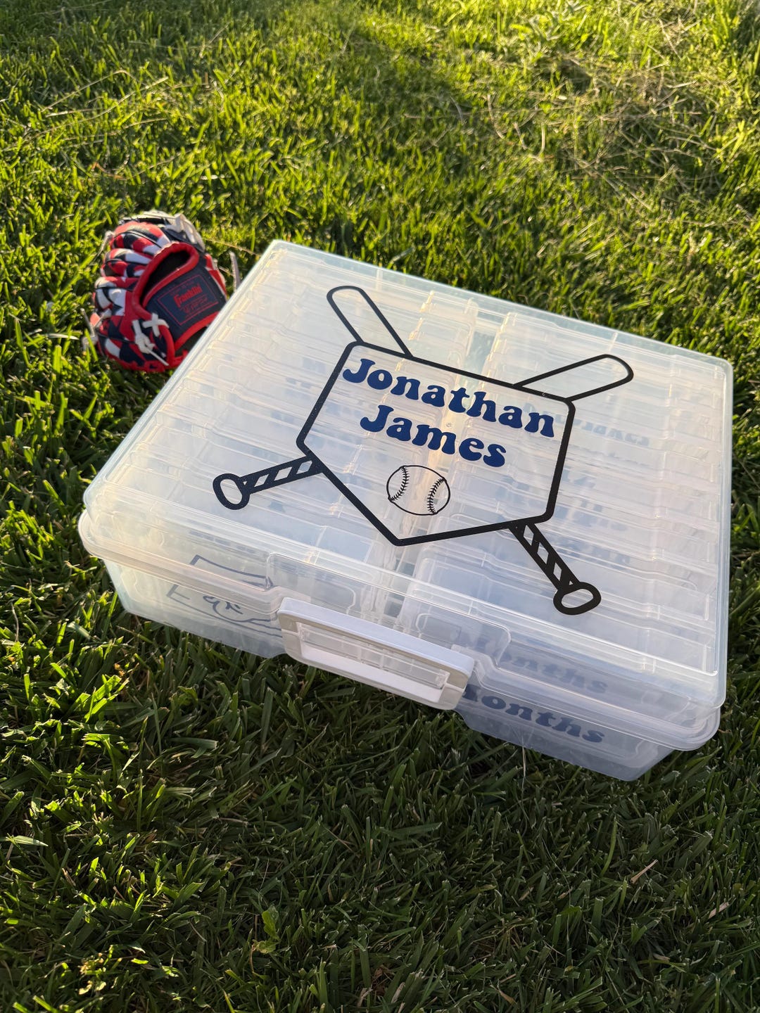 Personalized Memory Box: Custom Vinyl Lettering, Keepsake Organizer - Etsy