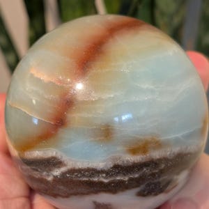 Caribbean Calcite Sphere (3&quot;)