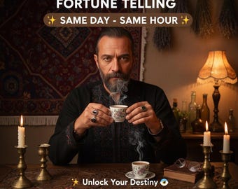 Turkish Coffee Fortune Telling on the Same Day at the Same Time | Love, Career, and Spiritual Fortune Telling | Fast PDF Delivery