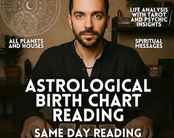 Personalized Birth Chart Reading | Detailed Astrology Report | Psychic Natal Chart Insights & Spiritual Guidance (PDF)