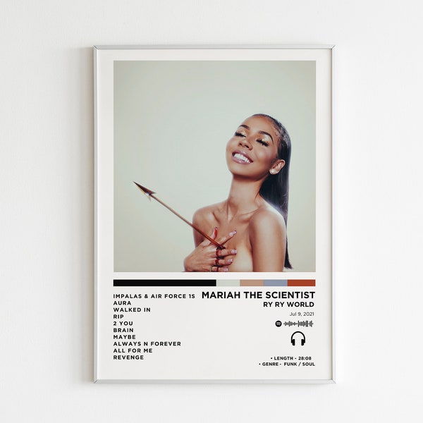 Mariah the Scientist Album Poster - Etsy
