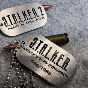 Stalker Geschenkset: Stalker 2 Schlüsselanhänger + Stalker Hundemarke