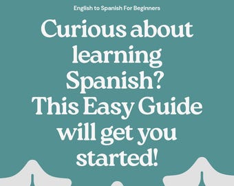 Spanish Conversation Guide: Beginner Phrases, Flashcards (Printable PDF Download