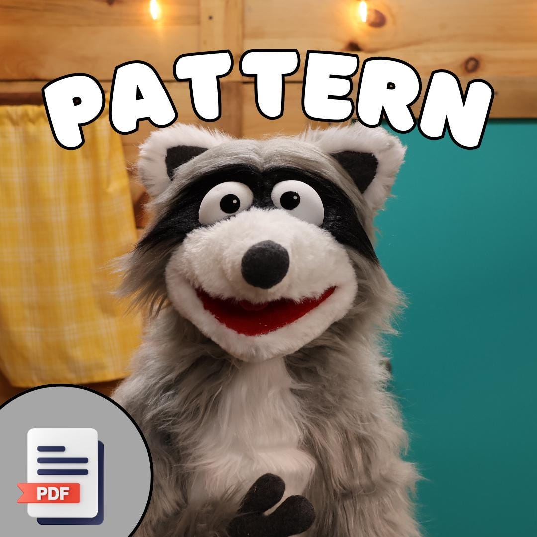 Peluche raton laveur Accessoires d'illusions de rue et scène printemps | 9 Mouvements Intégrés Farce Raton Laveur Magique Fêtes Noël Anniversaire
