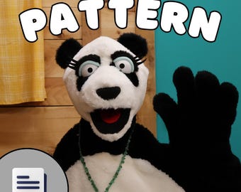 Bear Sack Puppet Pattern + Build Guide - PDF Digital Download