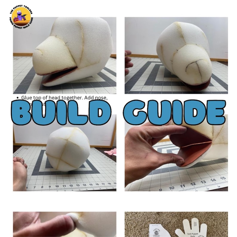 Bear Sack Puppet Pattern + Build Guide - PDF Digital Download - Etsy