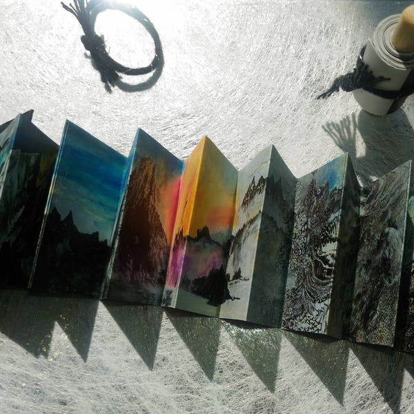 The Collection of Beautiful Mountains HP Indigo Print Artist's Book [Mini Version]