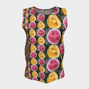 Watermelon 佛陀媽拉 Buddha Ma VEGAN 西瓜袈裟 : Moisture Wicking Stretch Tank Top Yoga Running Hiking Spinning 高級訂製服 正版法袍 吸濕排汗 image 3