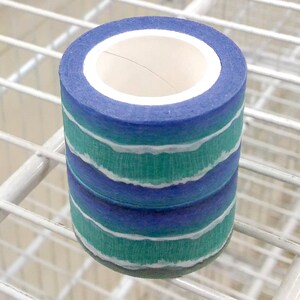 Taiwan's oostkust landschap: Japanse Washi-Masking Tape Set van twee rollen (25 mm) = O-Ceán