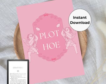 Plot Hoe Kindle Insert Printable - Kindle Decoration For Clear Case - Printable Kindle Insert - Downloadable Kindle Design