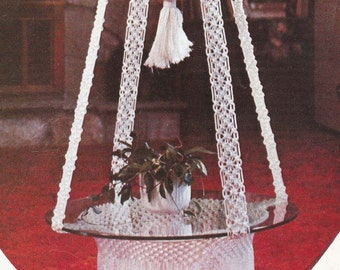 Macrame Potraits Book 3, Modèles pour fabriquer des cintres de plantes en macramé vintage, modèle PDF